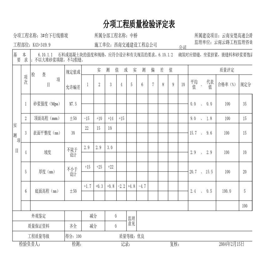 安楚桥梁质检资料1-锥坡-图二