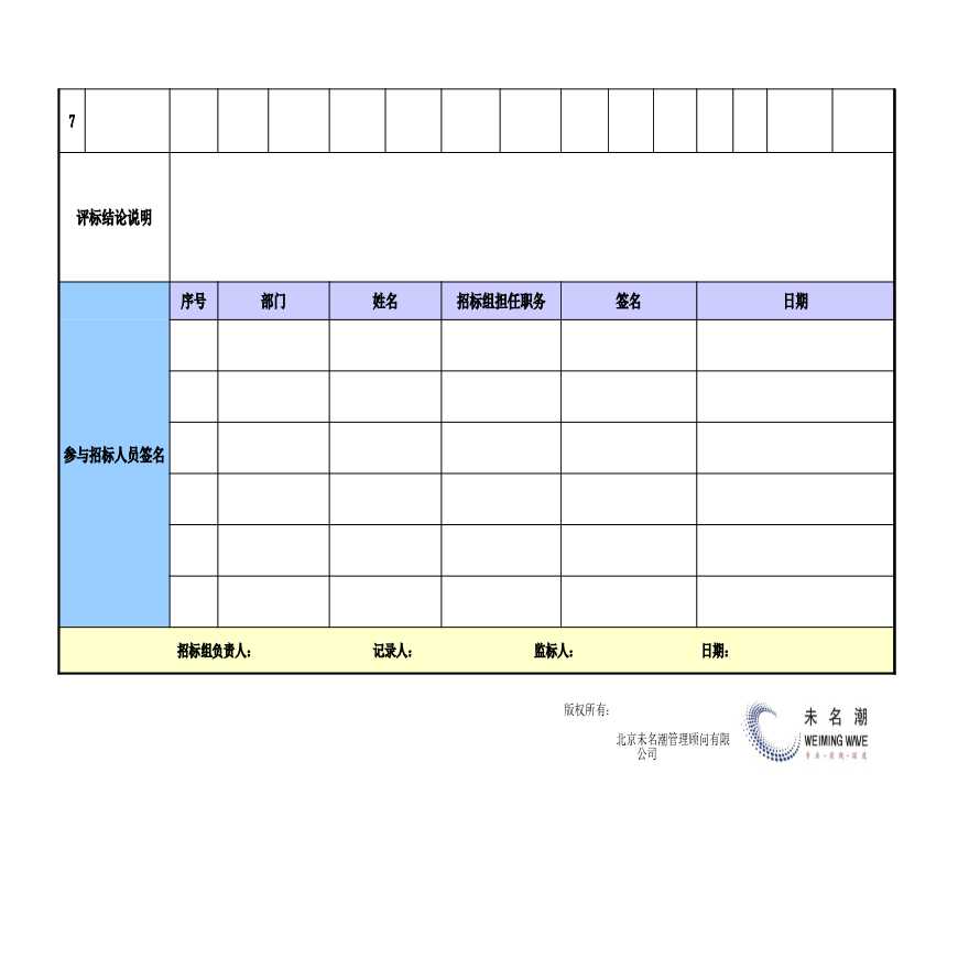 物资采购项目开标记录表（适合单品类物资）-图二