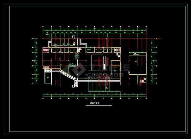 展览馆工程项目施工设计图纸-图二