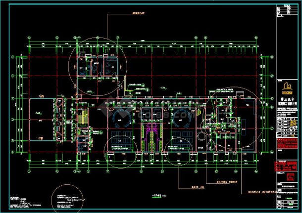 3层6班 2436平米 凤乡幼儿园建筑方案全套专业CAD图-图二