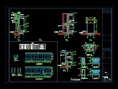 厂房单层传达室（大门门卫）建筑结构设计施工图-图二