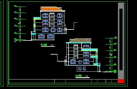 多层别墅设计CAD施工图方案-图二