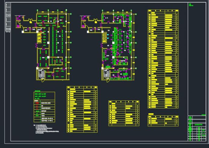 厨房工程电气系统设计施工图_图1