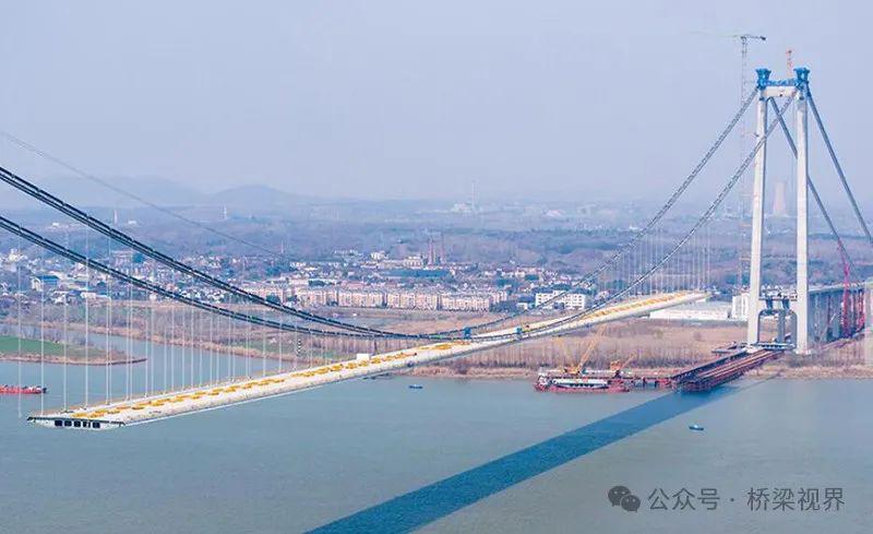 张皋长江大桥图片