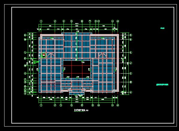 仿古四合院建筑设计施工图