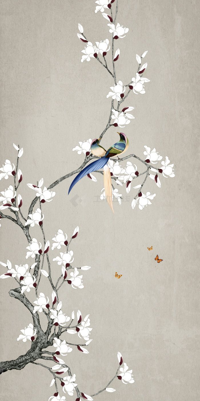 中式植物花鸟图壁纸 (139).jpg-图一