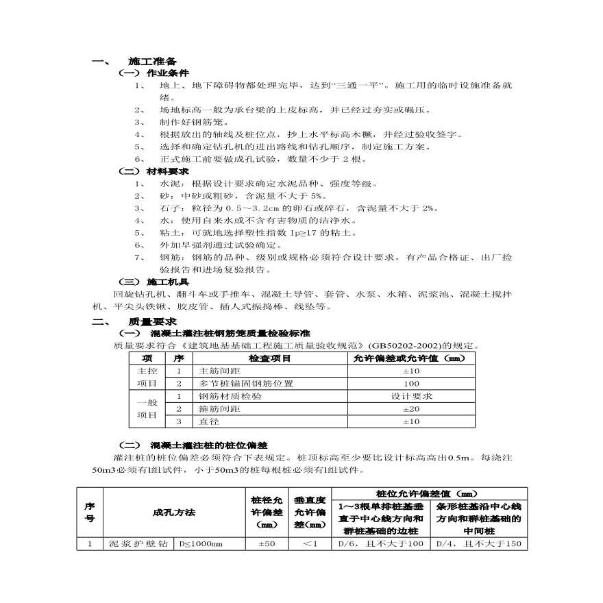 泥浆护壁回转钻孔灌注桩工程.pdf-图一