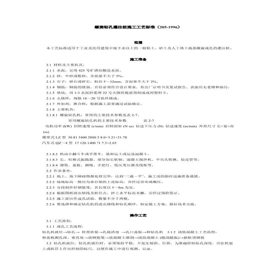 螺旋钻孔灌注桩施工工艺标准（）.pdf
