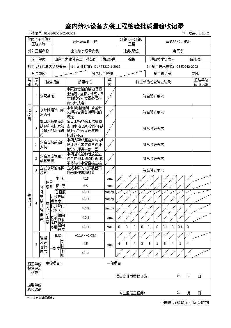 室内给水设备安装工程检验批质量验收记录 (3).doc-图一