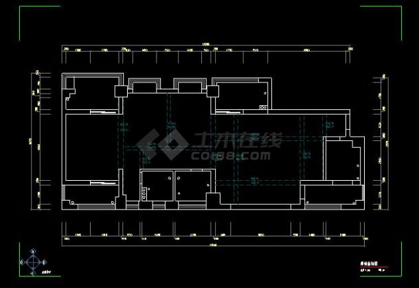 完整的施工图（欧式（三房）施工图3）-图一