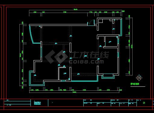 晶华名园最终图纸（欧式（四房）施工图4）-图二