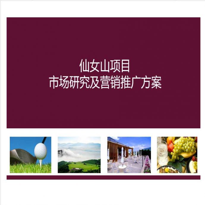 2012年旅游地产整合营销推广计划书.ppt_图1