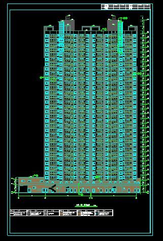 碧湖生态园33层2号高层商住楼建筑设计施工图-图二