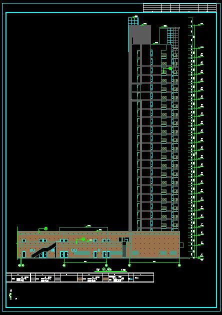 碧湖生态园24层5号高层住宅建筑设计施工图-图二