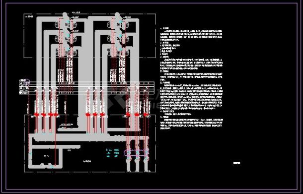 油库工程照明控制接地施工设计图-图二