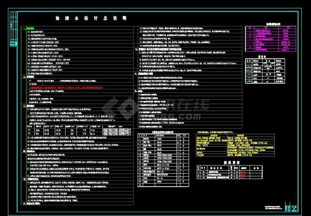 某县人防水施工图_t7_t7-图一