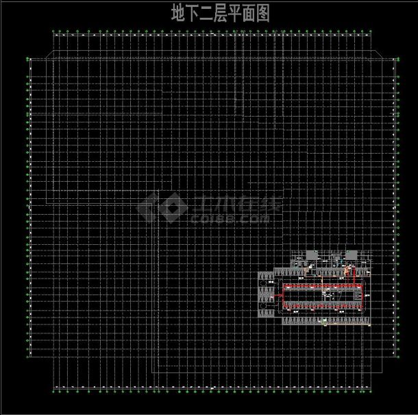 地下室-02给排水和消防平面施工CAD图-图一