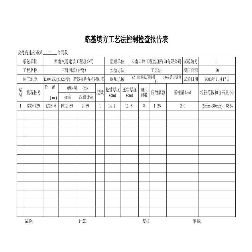 公路工程安楚高速公路第二合同段中心试验室-副本K39+253 G320桥台桥背回填-图二