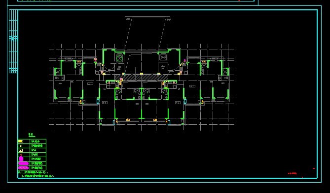 燃气系统管道设计平面系统施工图_图1