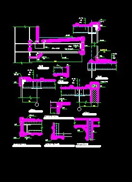 檐口天沟CAD常用节点图及示意图