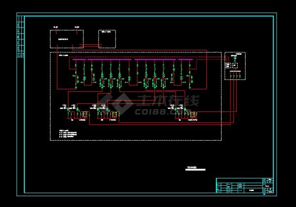 变电所配电系统施工图设计-图二