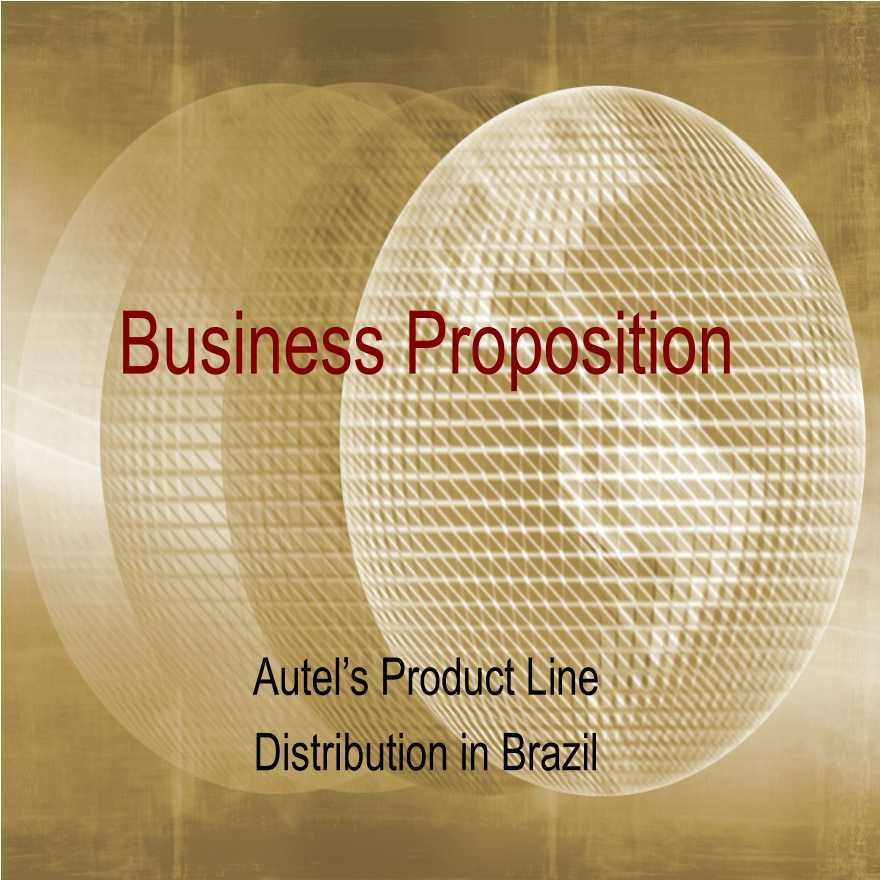 巴西市场商业计划书英文.ppt-图一