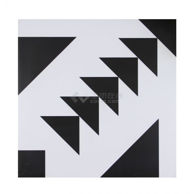 现代北欧黑色灰色花砖300×300 (94).jpg-图一